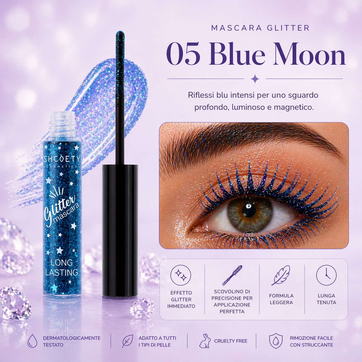 MultiGlow - Mascara Effetto Glitter